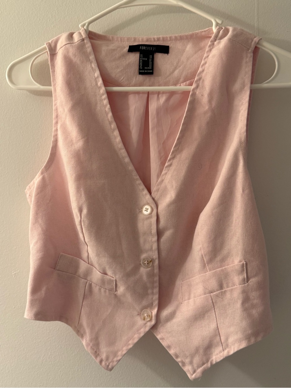 Forever 21 Light Pink Women's Top - Picture 2 of 6
